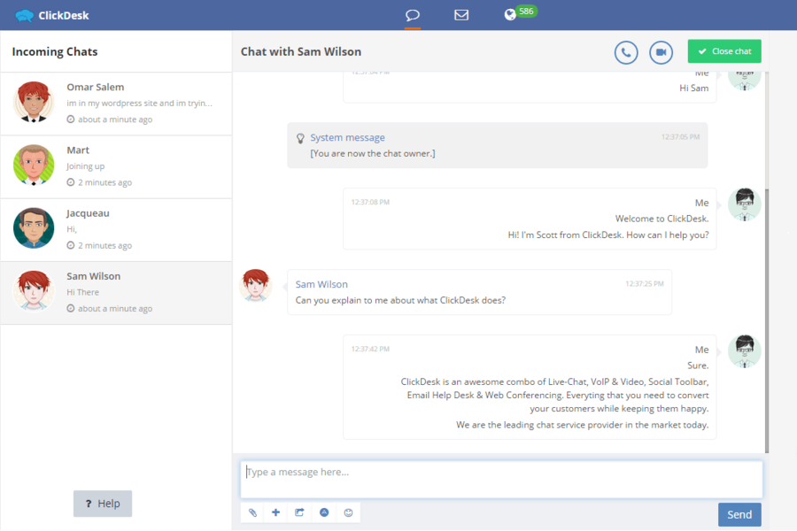 ClickDesk